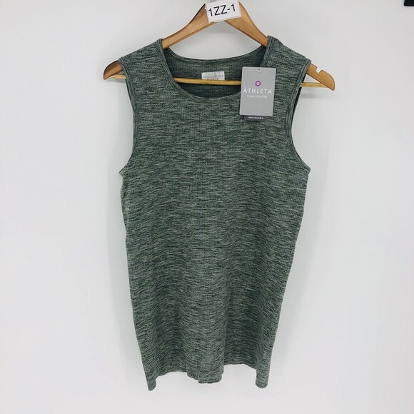 Athleta Tops - Athleta Women's Sage Unstinkable Round Neck Seamless Activewear Tank Shirt XL